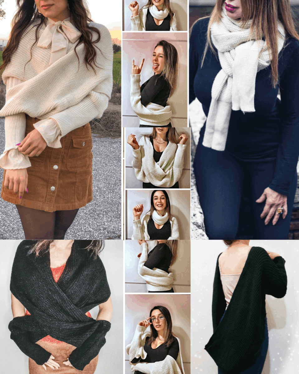 CozyWrap™ – Το κασκόλ 2-σε-1 που μετατρέπεται σε πουλόβερ - Image 5