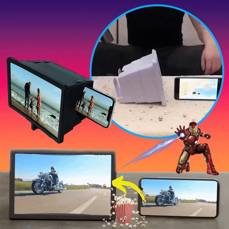 SCREENFLIX®️ Μεγενθυτικός Φακός Οθόνης για Smartphones