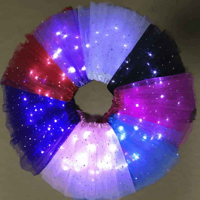 Φούστα Tutu με πολύχρωμα φώτα LED - Image 5