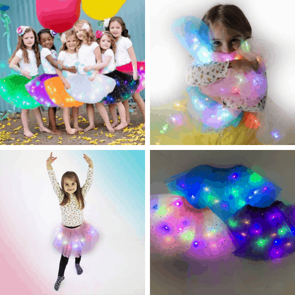 Φούστα Tutu με πολύχρωμα φώτα LED