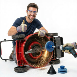 CutMaster – πέτρα λείανσης για 100 % καλύτερο και γρηγορότερο κούρεμα χωρίς μπλοκάρισμα της χλοοκοπτικής (1+1 δωρεάν)
