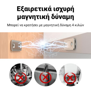 Alternative view of MAGRIP™ – Αόρατοι Μαγνήτες για Πόρτες Ντουλαπιών (4+4 ΔΩΡΕΑΝ)