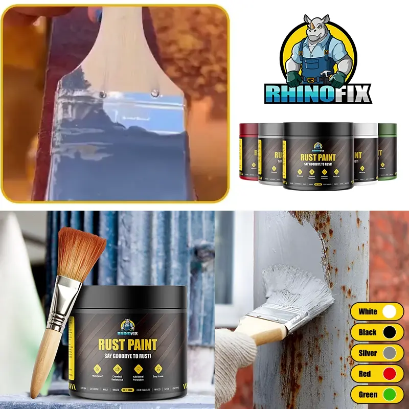RHINOFIX™ Rust Paint – Βερνίκι κατά της σκουριάς και αντιδιαβρωτικό - 500ml