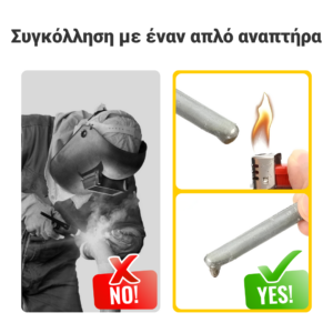 Alternative view of BRAZERODS™ – Ράβδοι Συγκόλλησης και Κολλήματος Αλουμινίου (3+3 ΔΩΡΕΑΝ!)