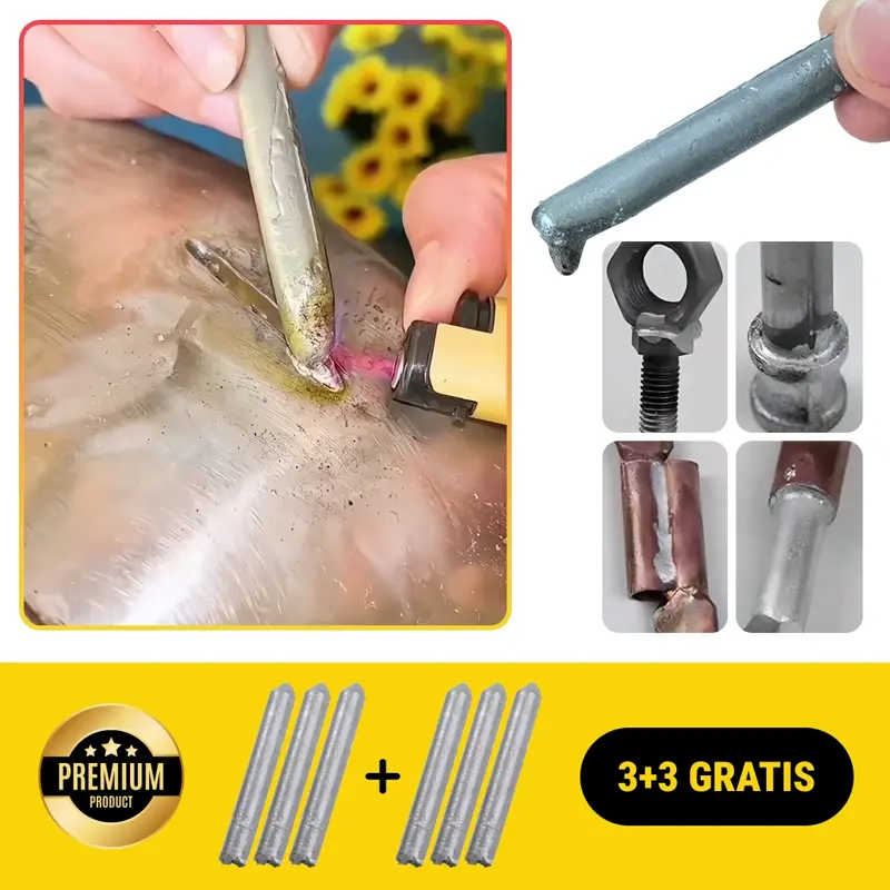 BRAZERODS™ – Ράβδοι Συγκόλλησης και Κολλήματος Αλουμινίου (3+3 ΔΩΡΕΑΝ!)