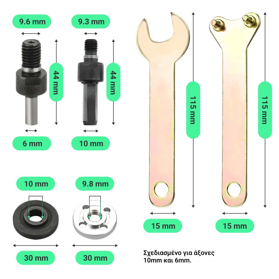 DrillGrinda™ Μετατροπέας Ηλεκτρικού Τρυπανιού σε Γωνιακό Τροχό - Image 5