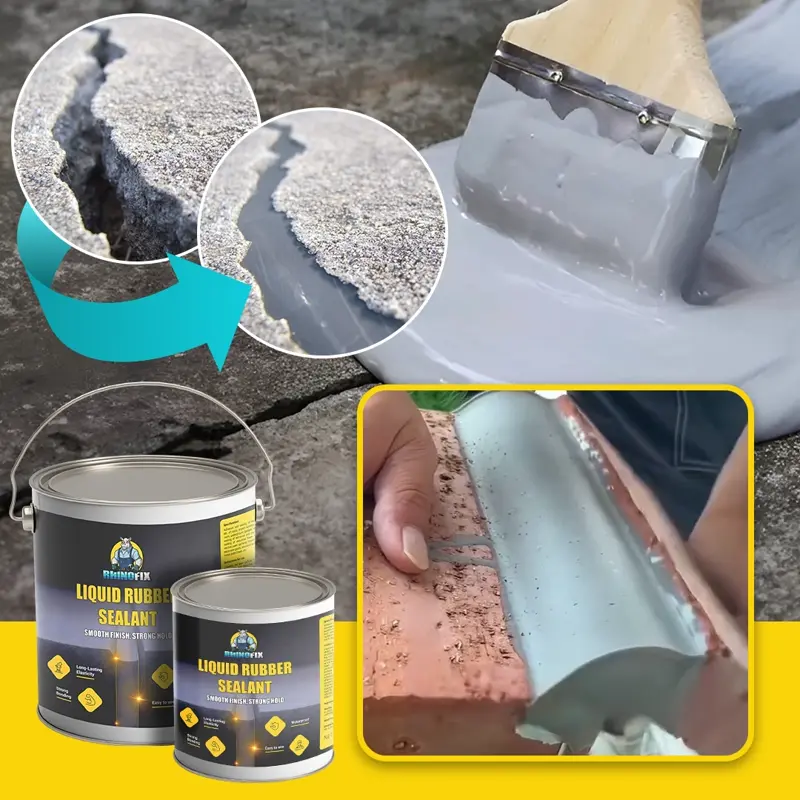 RHINOFIX GroutFlex – Σφραγιστικό από υγρό καουτσούκ για ρωγμές, διαρροές και στεγανοποίηση (διαθέσιμο σε διάφορα μεγέθη)