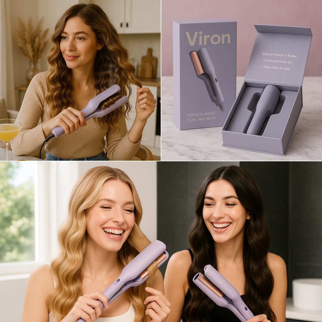 VIRON – δημιουργήστε γαλλικά κύματα σε δευτερόλεπτα και απολαύστε τα όλη μέρα + ΔΩΡΟ - Image 2