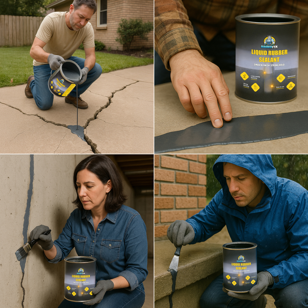 RHINOFIX GroutFlex – Σφραγιστικό από υγρό καουτσούκ για ρωγμές, διαρροές και στεγανοποίηση (διαθέσιμο σε διάφορα μεγέθη) - Image 4
