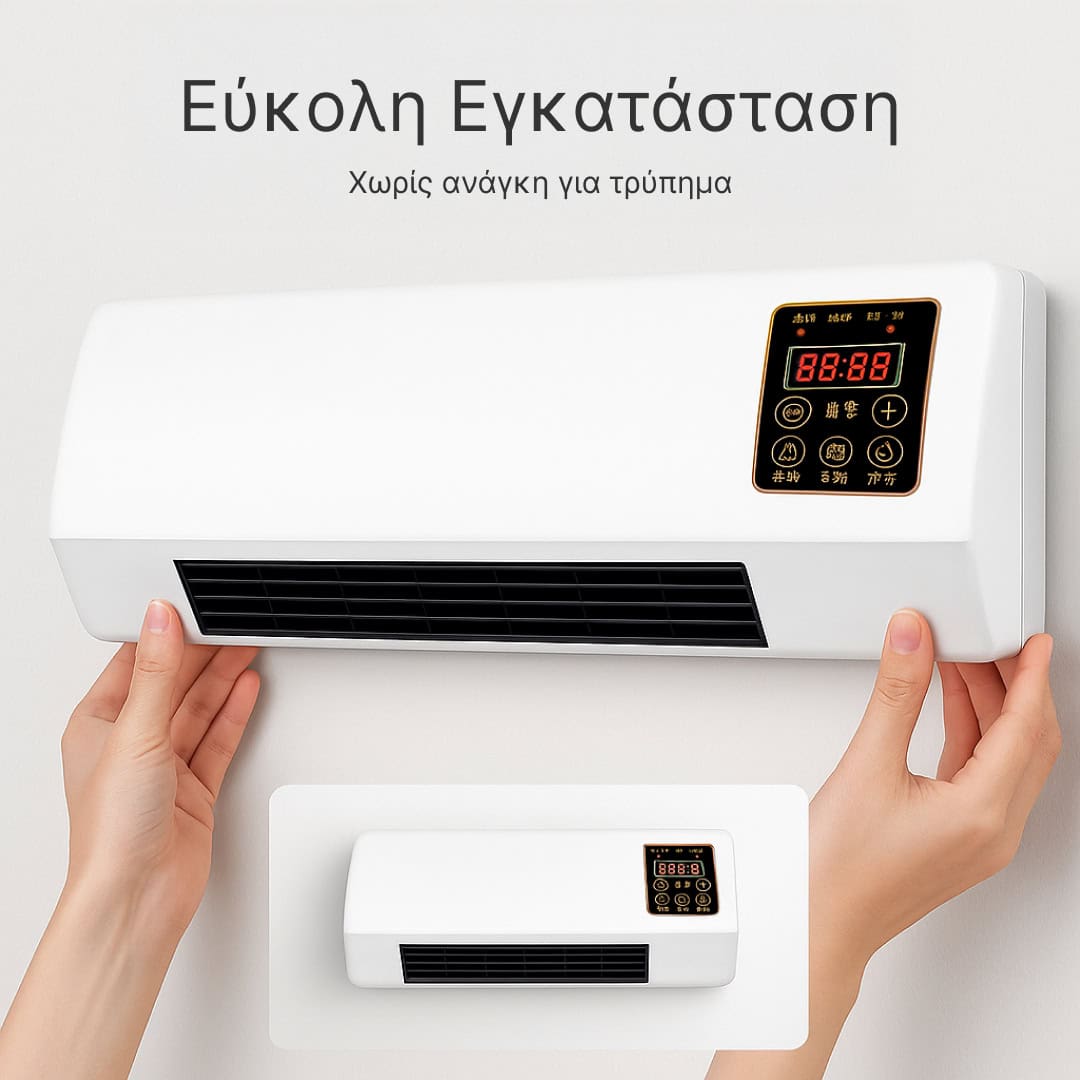 Enchantia – Ανεμιστήρας με Λειτουργία Θέρμανσης και Αερισμού, Συναρμολόγηση Χωρίς Εργαλεία - Image 3