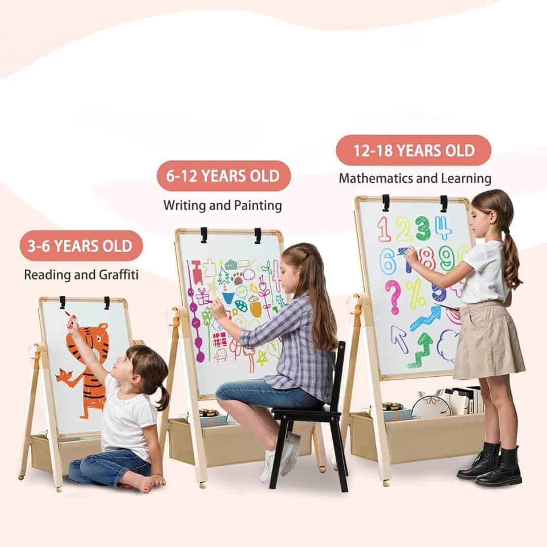 ArtBoard™ – Ρυθμιζόμενο Καλλιτεχνικό Καβαλέτο για Παιδιά - Image 2